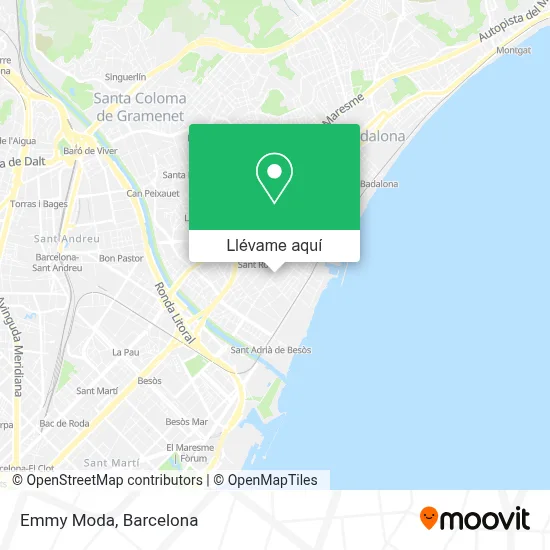 Mapa Emmy Moda