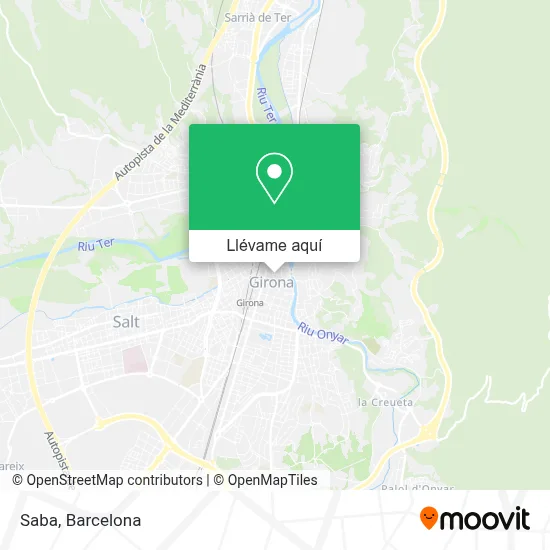 Mapa Saba