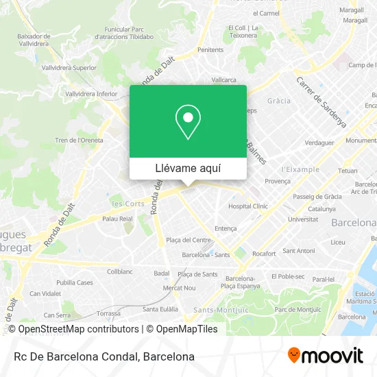 Mapa Rc De Barcelona Condal