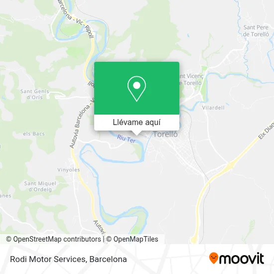 Mapa Rodi Motor Services