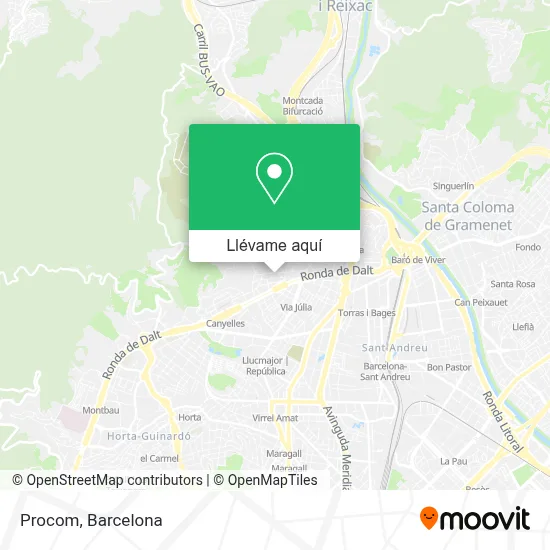 Mapa Procom