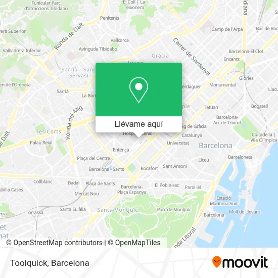 Mapa Toolquick