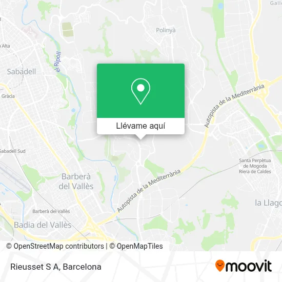 Mapa Rieusset S A