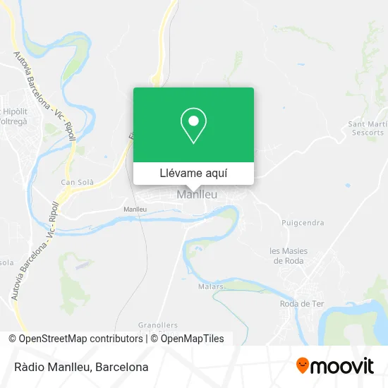 Mapa Ràdio Manlleu
