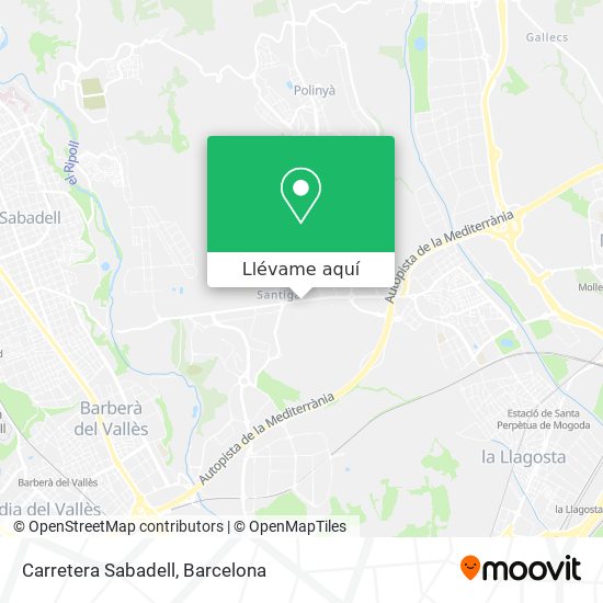 Mapa Carretera Sabadell