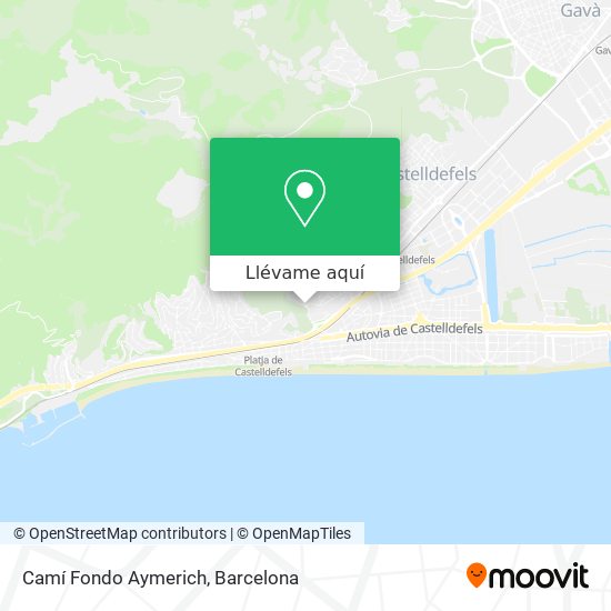 Mapa Camí Fondo Aymerich