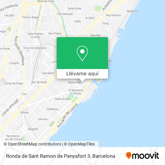 Mapa Ronda de Sant Ramon de Penyafort 3