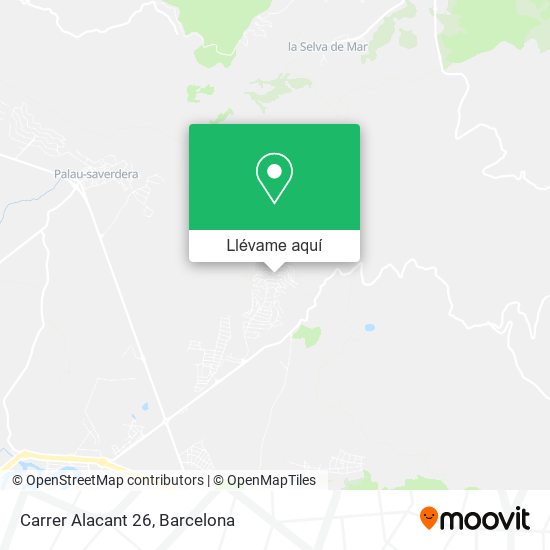Mapa Carrer Alacant 26