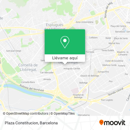 Mapa Plaza Constitucion