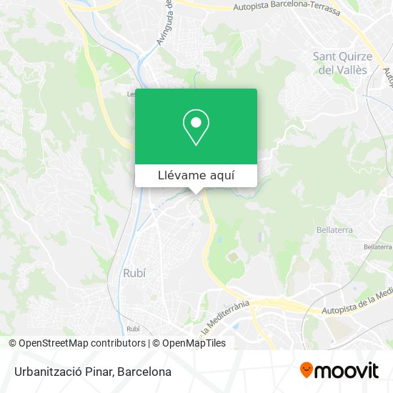 Mapa Urbanització Pinar