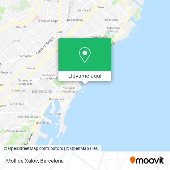 Mapa Moll de Xaloc