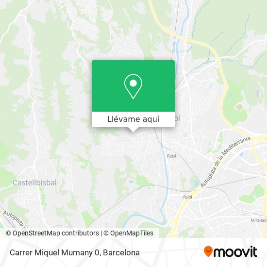 Mapa Carrer Miquel Mumany 0