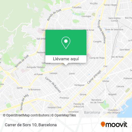 Mapa Carrer de Sors 10