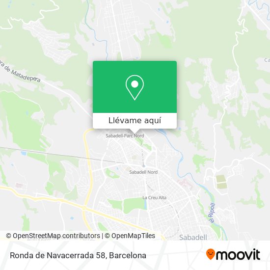 Mapa Ronda de Navacerrada 58