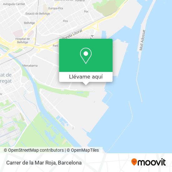 Mapa Carrer de la Mar Roja