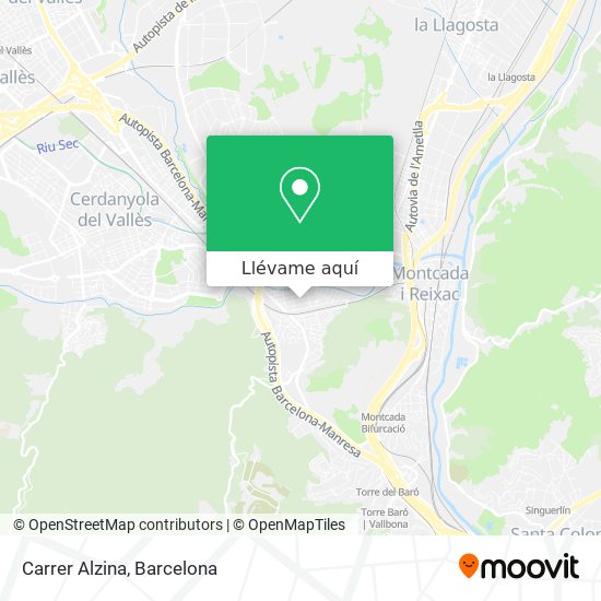 Mapa Carrer Alzina
