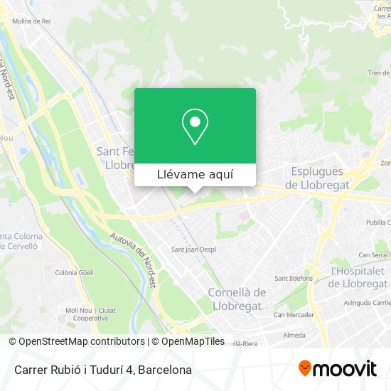 Mapa Carrer Rubió i Tudurí 4