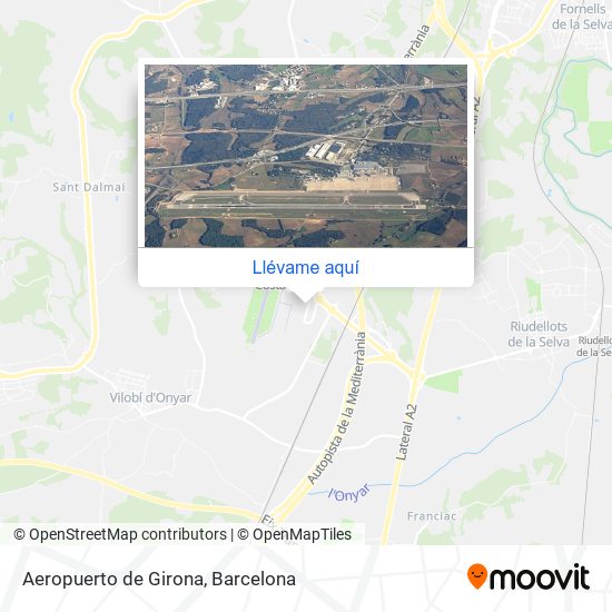 Mapa Aeropuerto de Girona