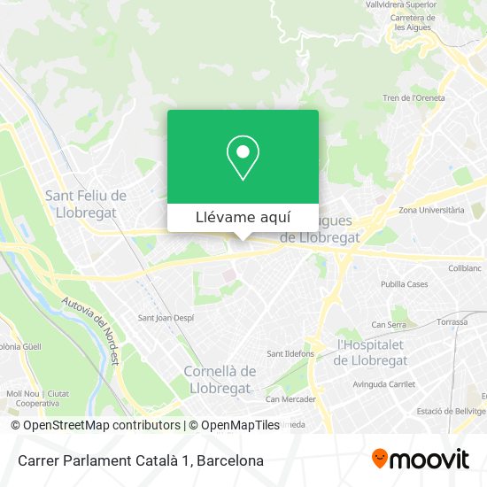 Mapa Carrer Parlament Català 1