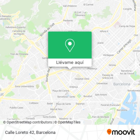 Mapa Calle Loreto 42