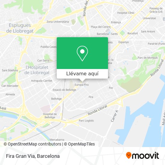 Mapa Fira Gran Via