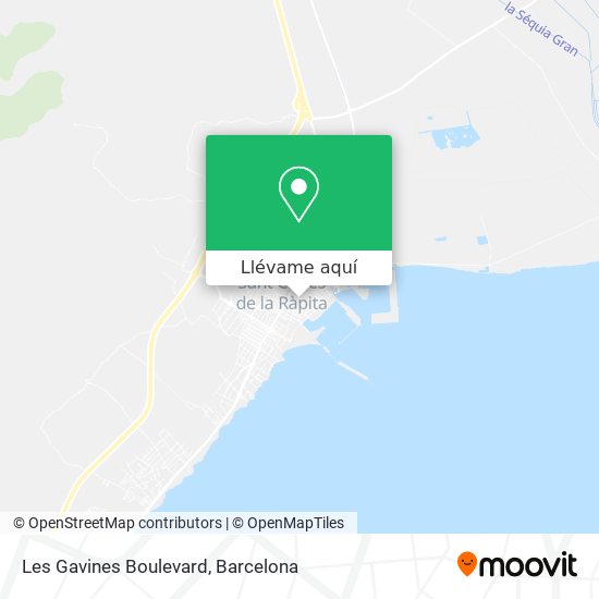 Mapa Les Gavines Boulevard