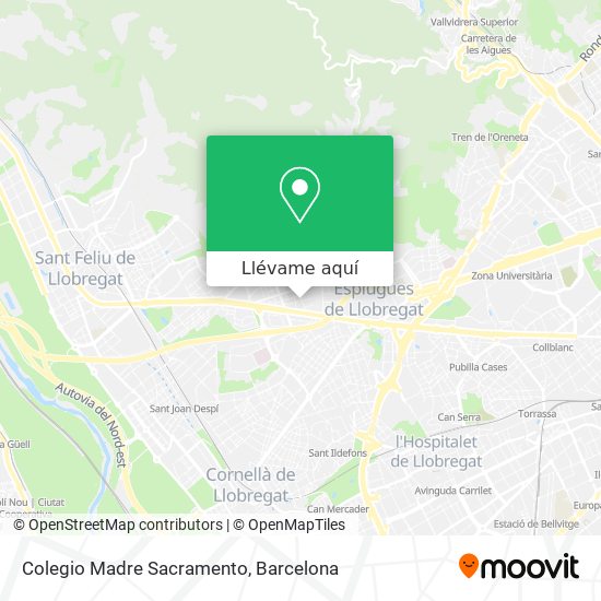 Mapa Colegio Madre Sacramento