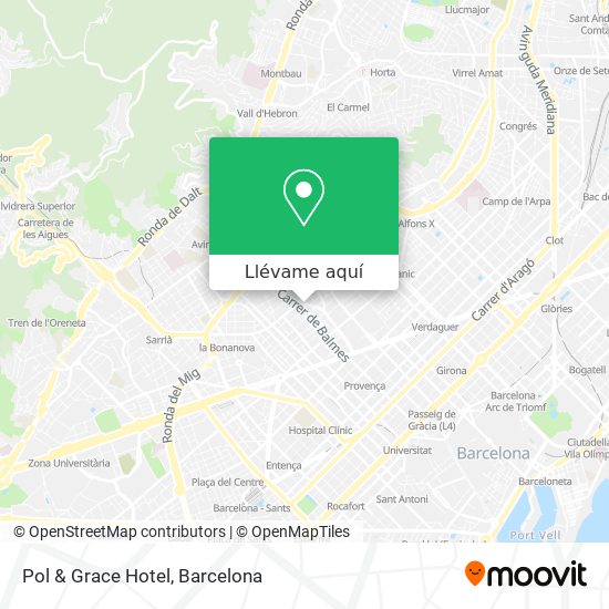 Mapa Pol & Grace Hotel