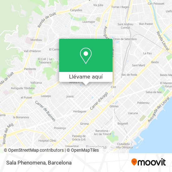 Mapa Sala Phenomena