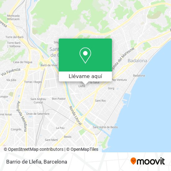 Mapa Barrio de Llefia