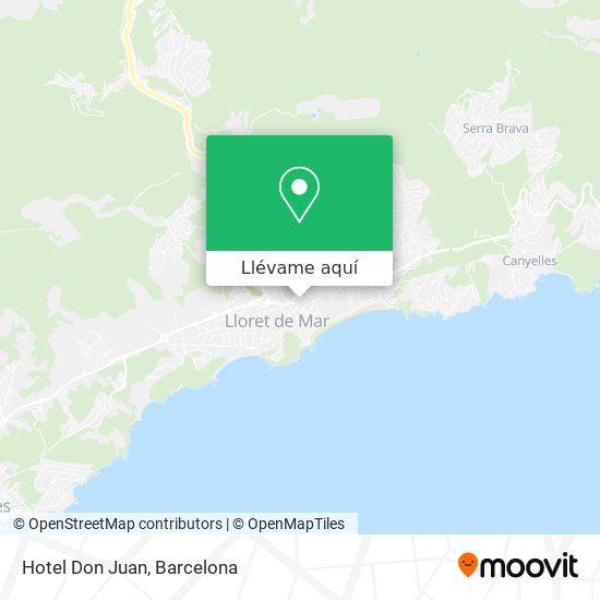 Mapa Hotel Don Juan