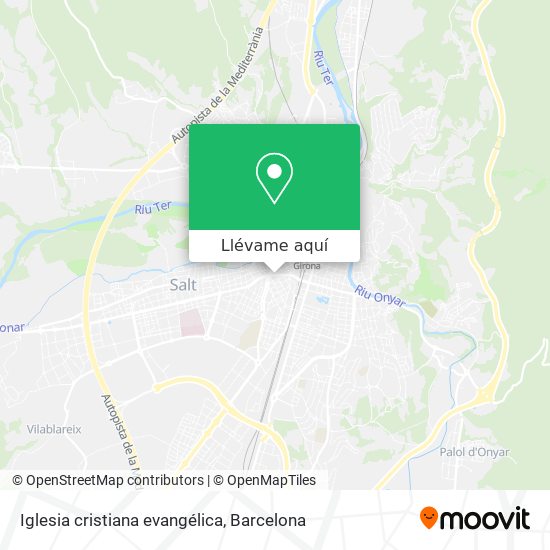 Mapa Iglesia cristiana evangélica