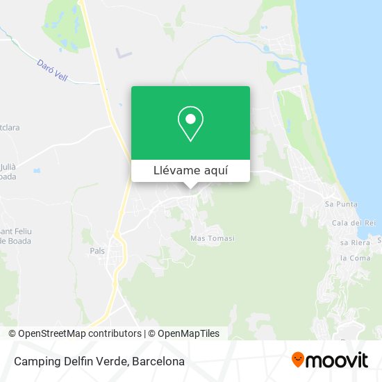 Mapa Camping Delfin Verde