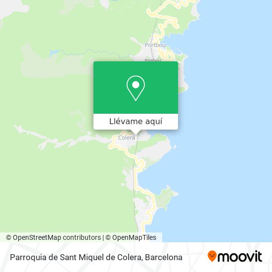 Mapa Parroquia de Sant Miquel de Colera