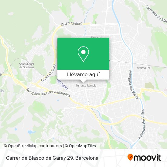 Mapa Carrer de Blasco de Garay 29