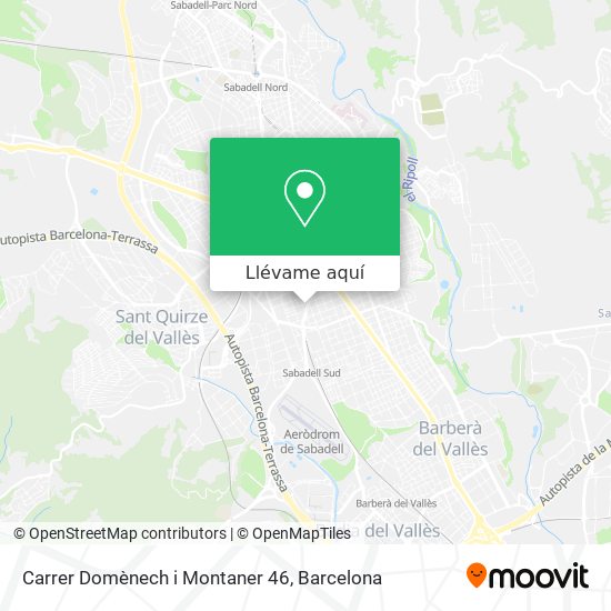 Mapa Carrer Domènech i Montaner 46