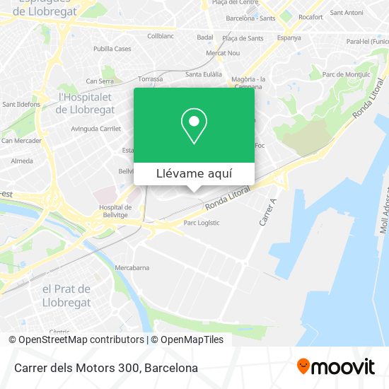Mapa Carrer dels Motors 300