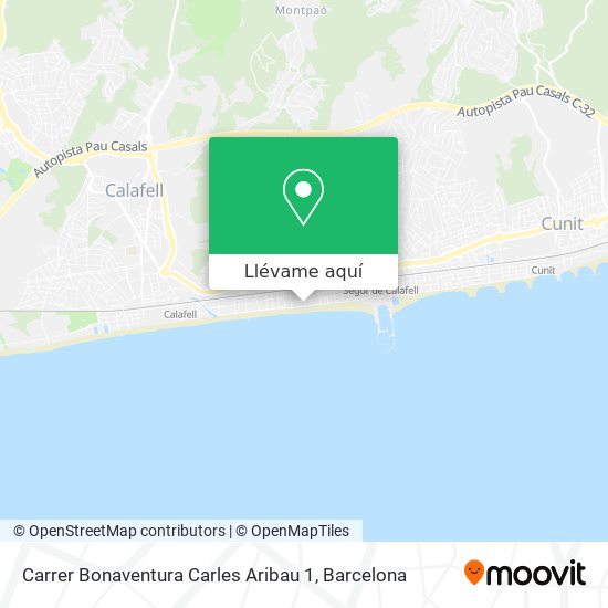 Mapa Carrer Bonaventura Carles Aribau 1