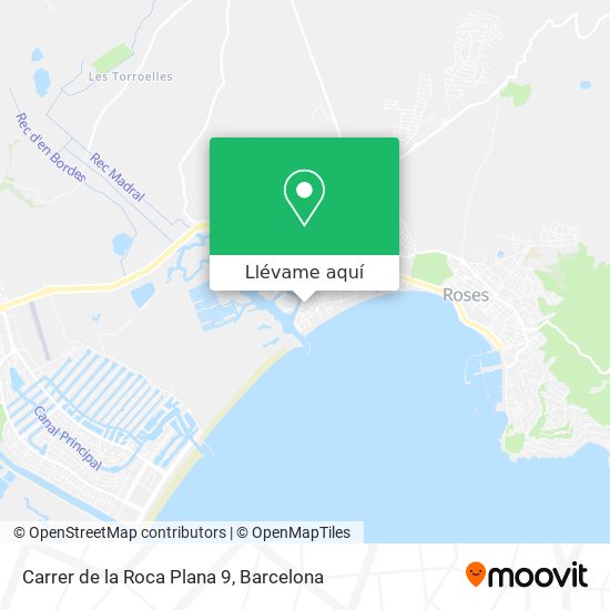 Mapa Carrer de la Roca Plana 9