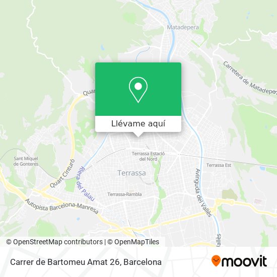 Mapa Carrer de Bartomeu Amat 26