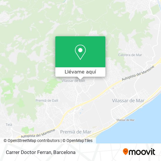 Mapa Carrer Doctor Ferran