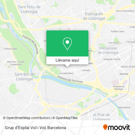 Mapa Grup d'Esplai Vol i Vol