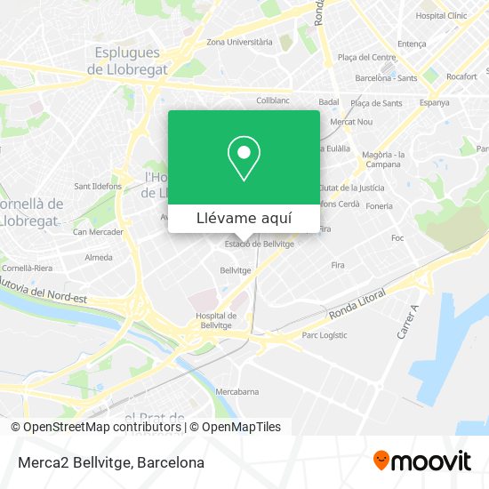 Mapa Merca2 Bellvitge