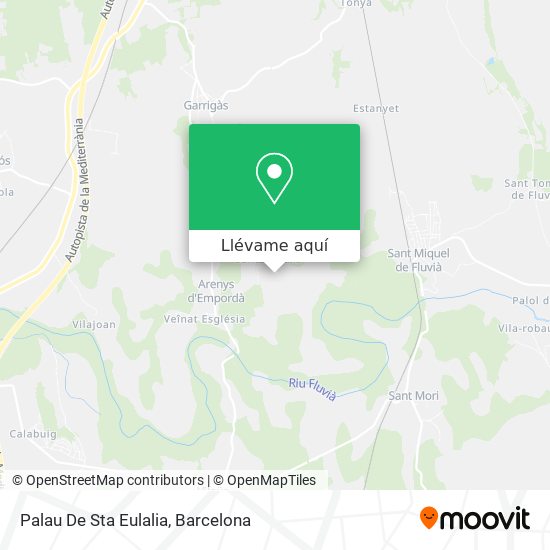 Mapa Palau De Sta Eulalia