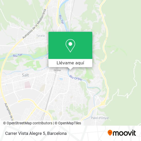 Mapa Carrer Vista Alegre 5