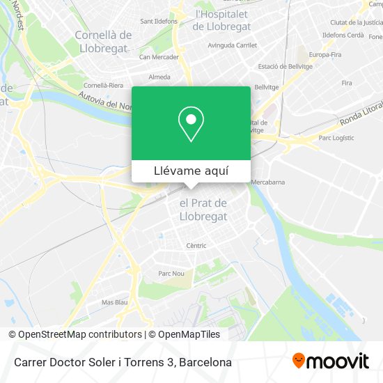 Mapa Carrer Doctor Soler i Torrens 3