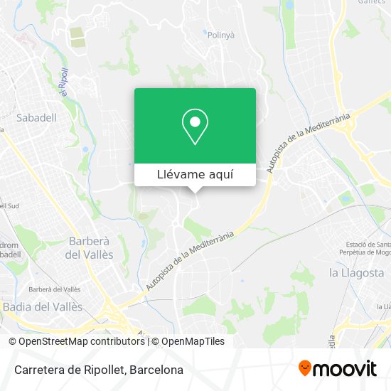 Mapa Carretera de Ripollet