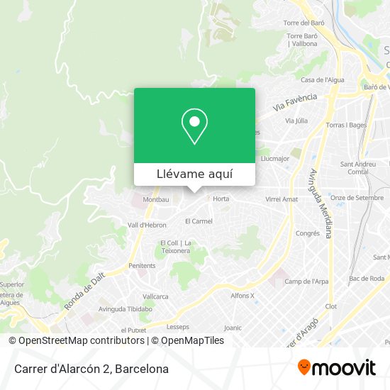 Mapa Carrer d'Alarcón 2
