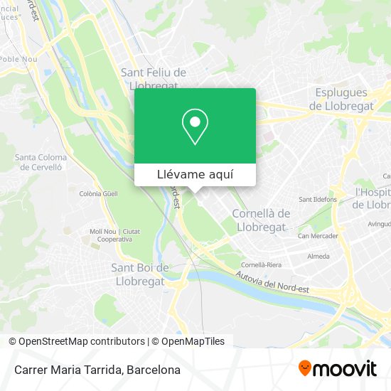 Mapa Carrer Maria Tarrida