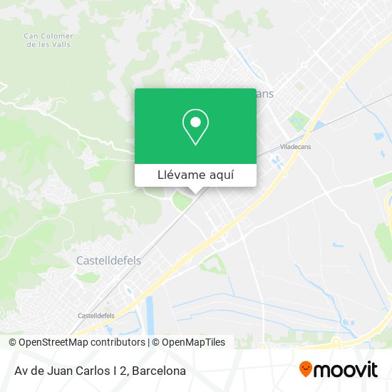 Mapa Av de Juan Carlos I 2